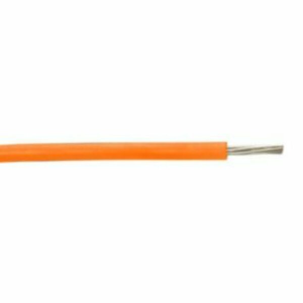 Sequel Wire & Cable 18 AWG, UL 1007 Lead Wire, 16 Strand, 105C, 300V, Tinned copper, PVC, Orange, Sold by the FT F18041$103